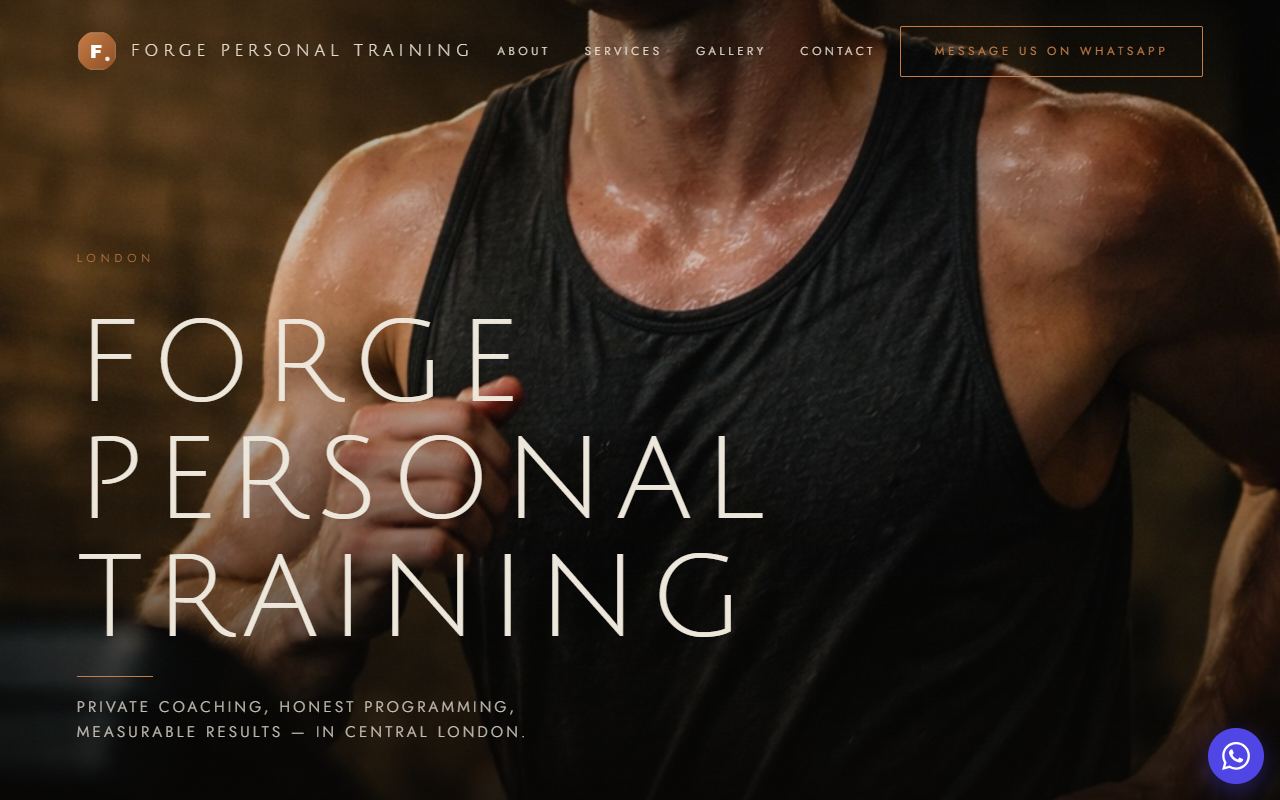 Forge Personal Training — Coach sportif, London